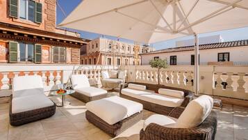 Quarto, 1 cama King, terraço (Prestige) | Vista do quarto