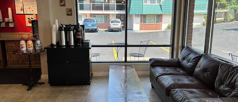 Sala de estar en el lobby