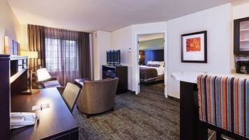 1 bedroom, down comforters, in-room safe, desk