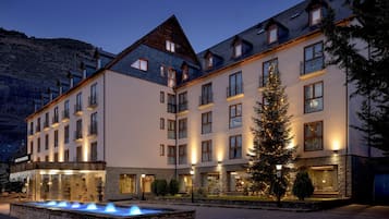 Front of property – evening/night