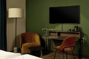 Hypoallergeen beddengoed, een kluis op de kamer, een bureau