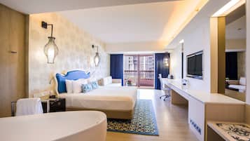 Premium bedding, in-room safe, individually decorated, blackout curtains