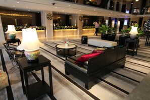 Sitteområde i lobbyen