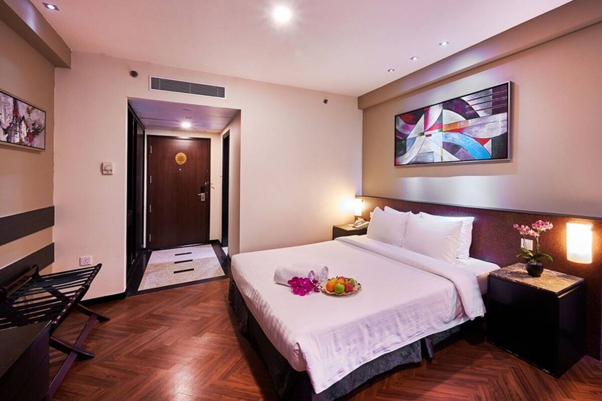 Down duvets, pillow-top beds, minibar, in-room safe