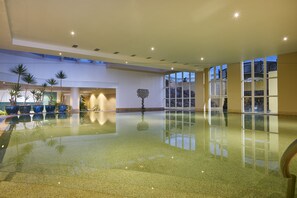 Indoor pool, outdoor pool