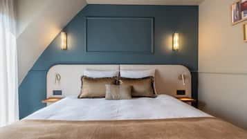 Literie de qualité supérieure, coffres-forts dans les chambres