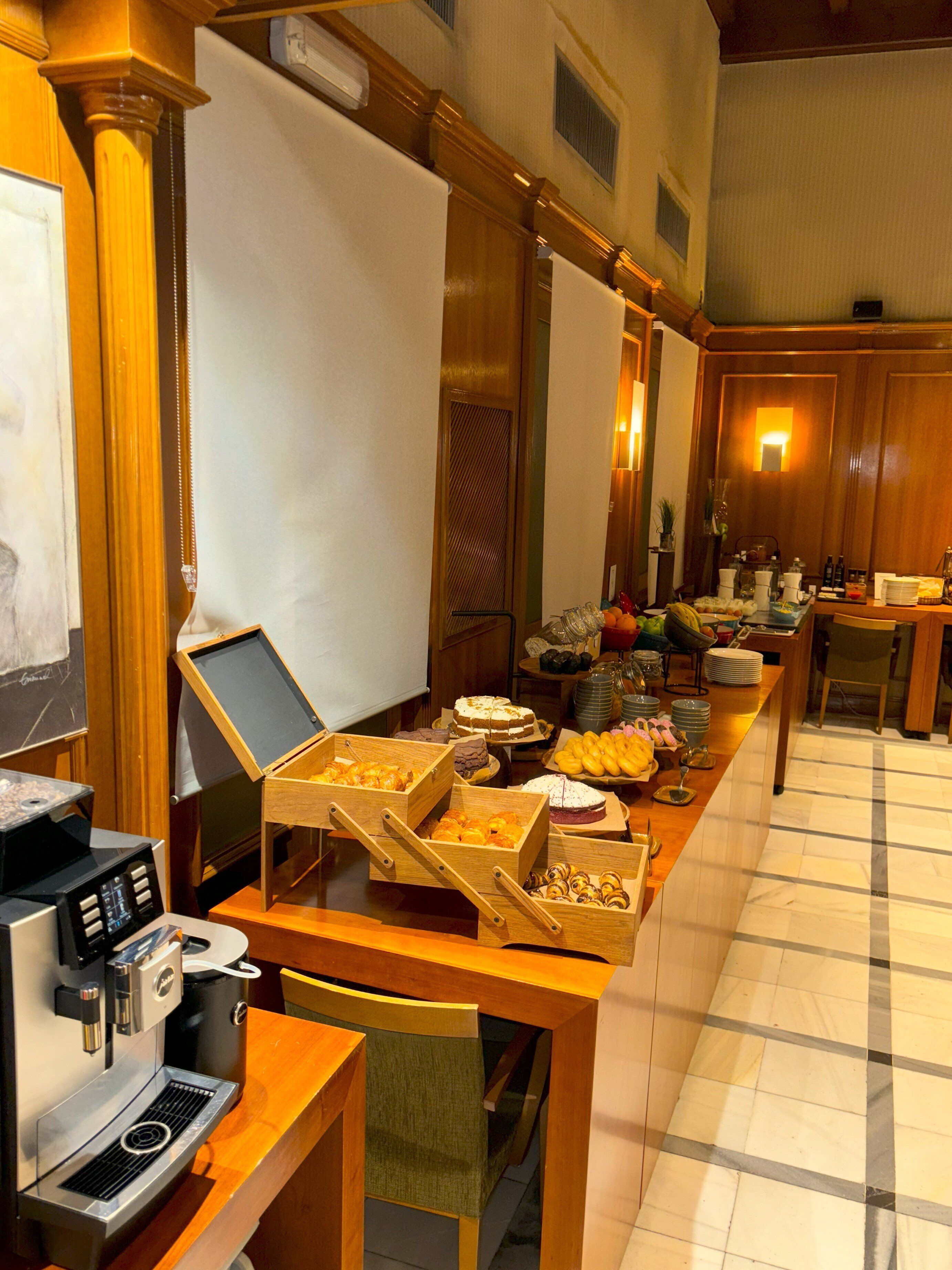 daily buffet breakfast (eur 16 per person)