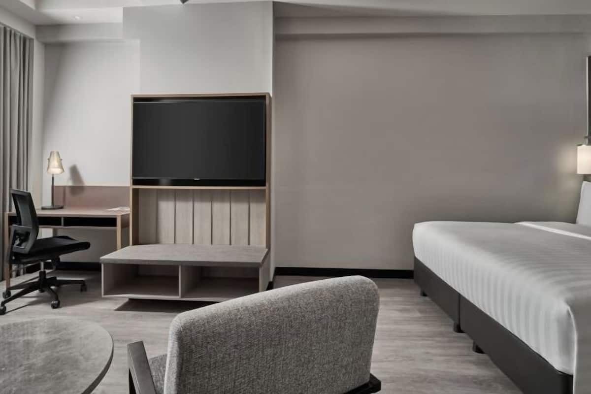 Minibar, in-room safe, desk, blackout drapes