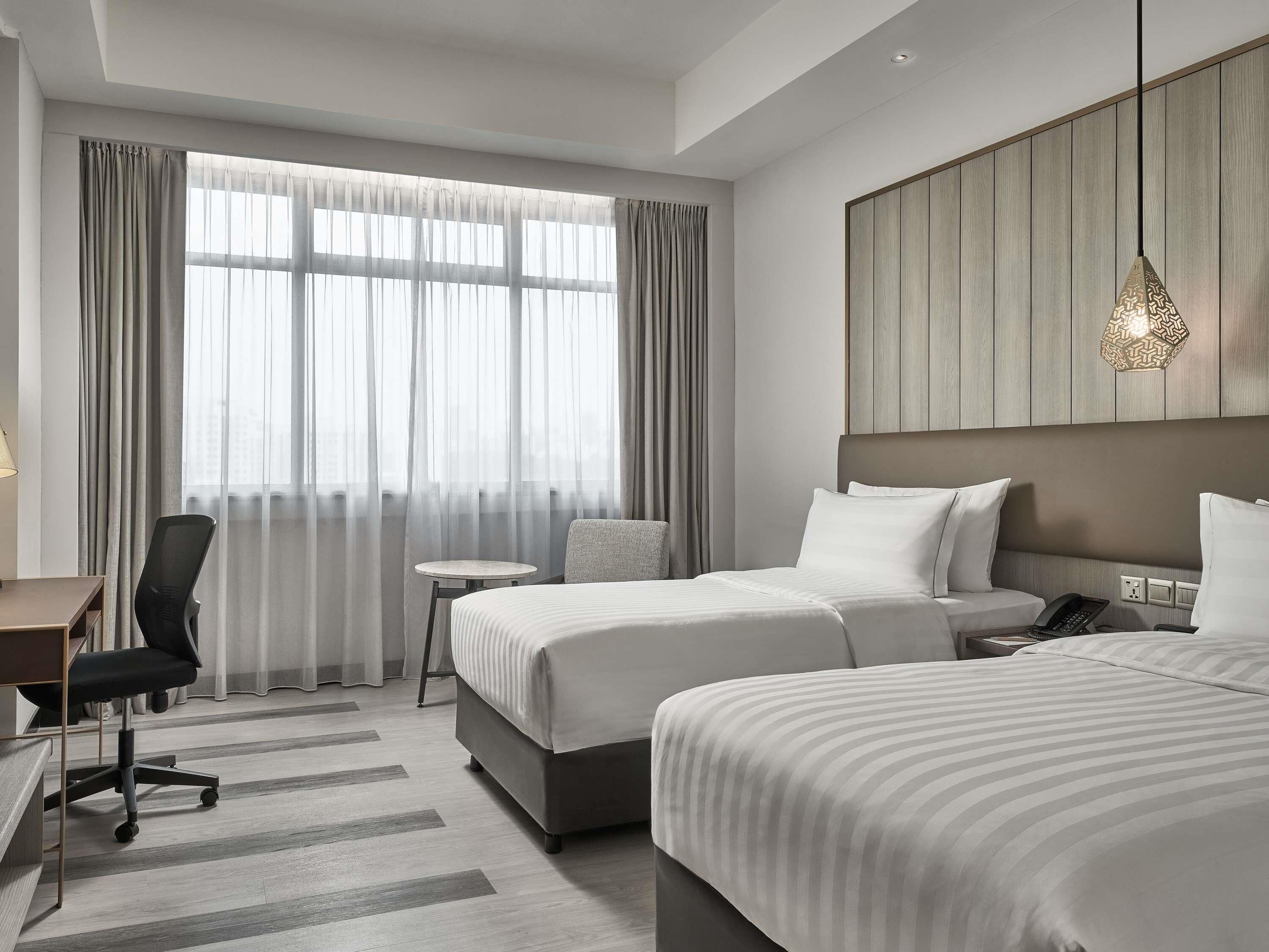 Superior Room with 2 Single Beds | Minibar, in-room safe, desk, blackout drapes