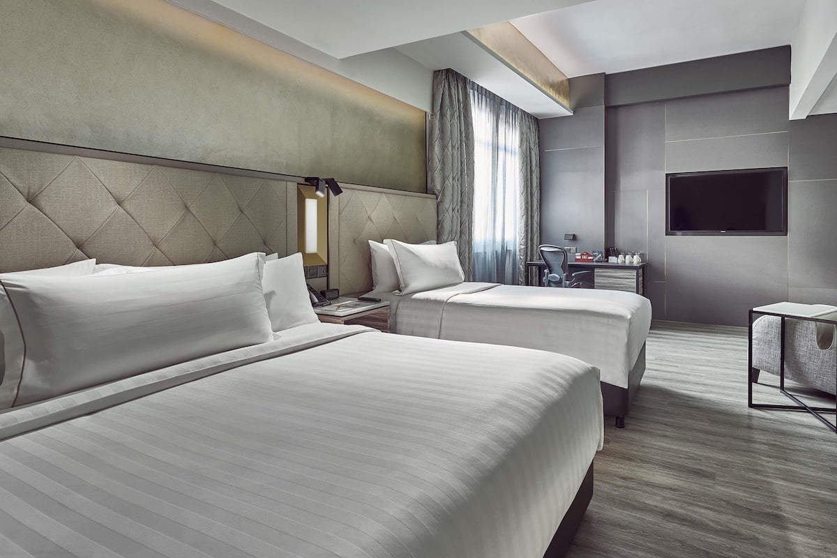 Minibar, in-room safe, desk, blackout curtains