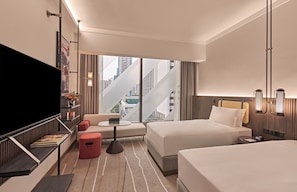 Coffres-forts dans les chambres, bureau, rideaux occultants