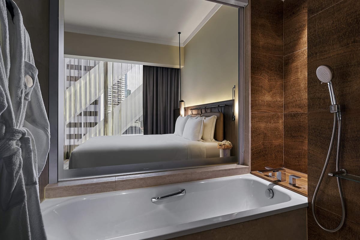 In-room safe, desk, blackout drapes, iron/ironing board
