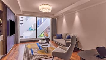 In-room safe, desk, blackout curtains, iron/ironing board