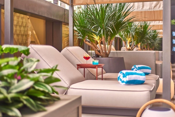 In-room safe, desk, blackout curtains, iron/ironing board