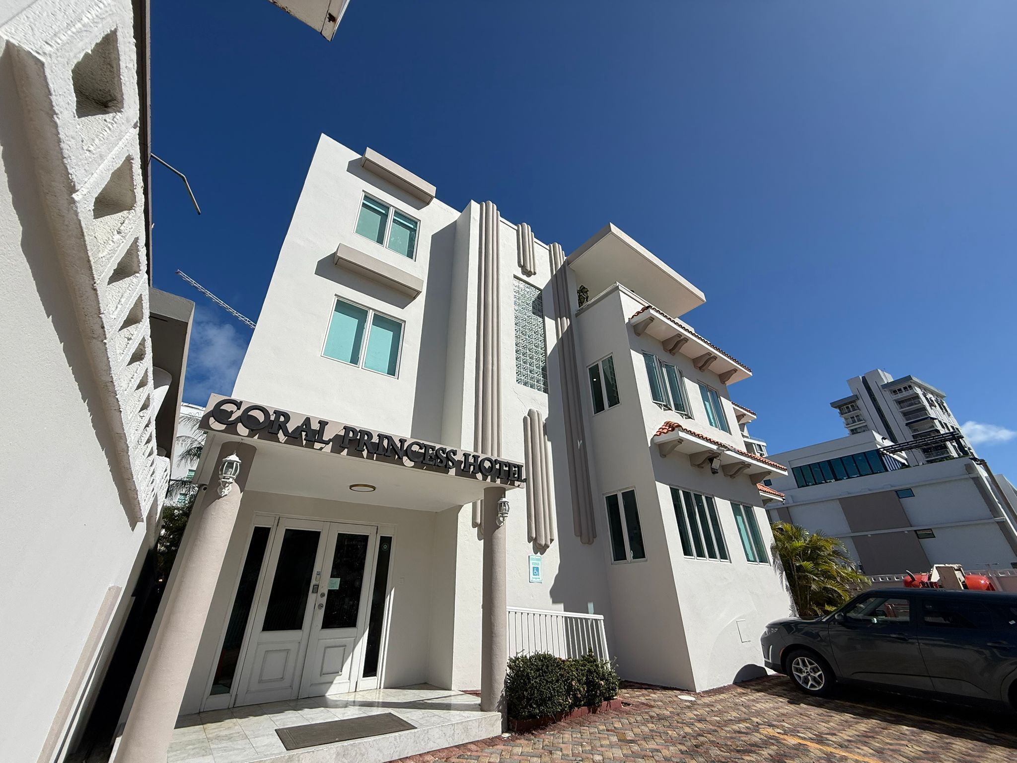 Fassade der Unterkunft