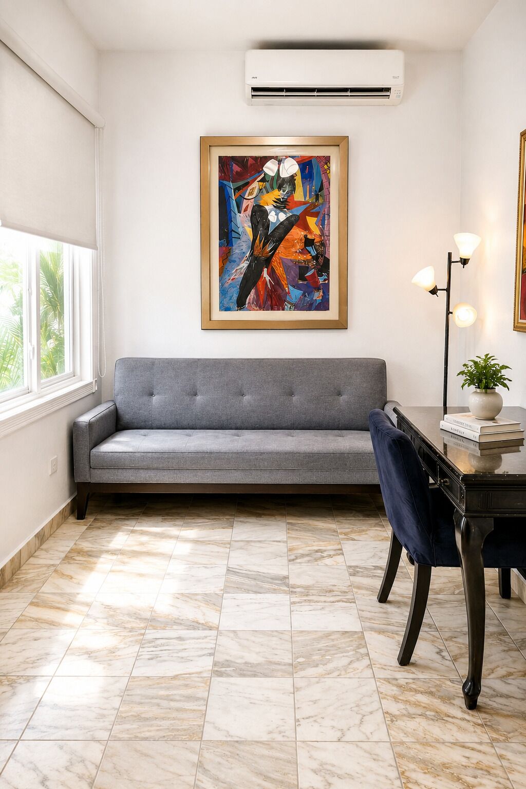 Habitación familiar, 2 habitaciones, para no fumadores, cocineta | Área de sala de estar | Smart TV de 59 pulgadas con canales digitales, Netflix y Hulu 