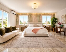 Ocean King Penthouse | Edredons de pluma, individualmente decorados, individualmente mobiliados