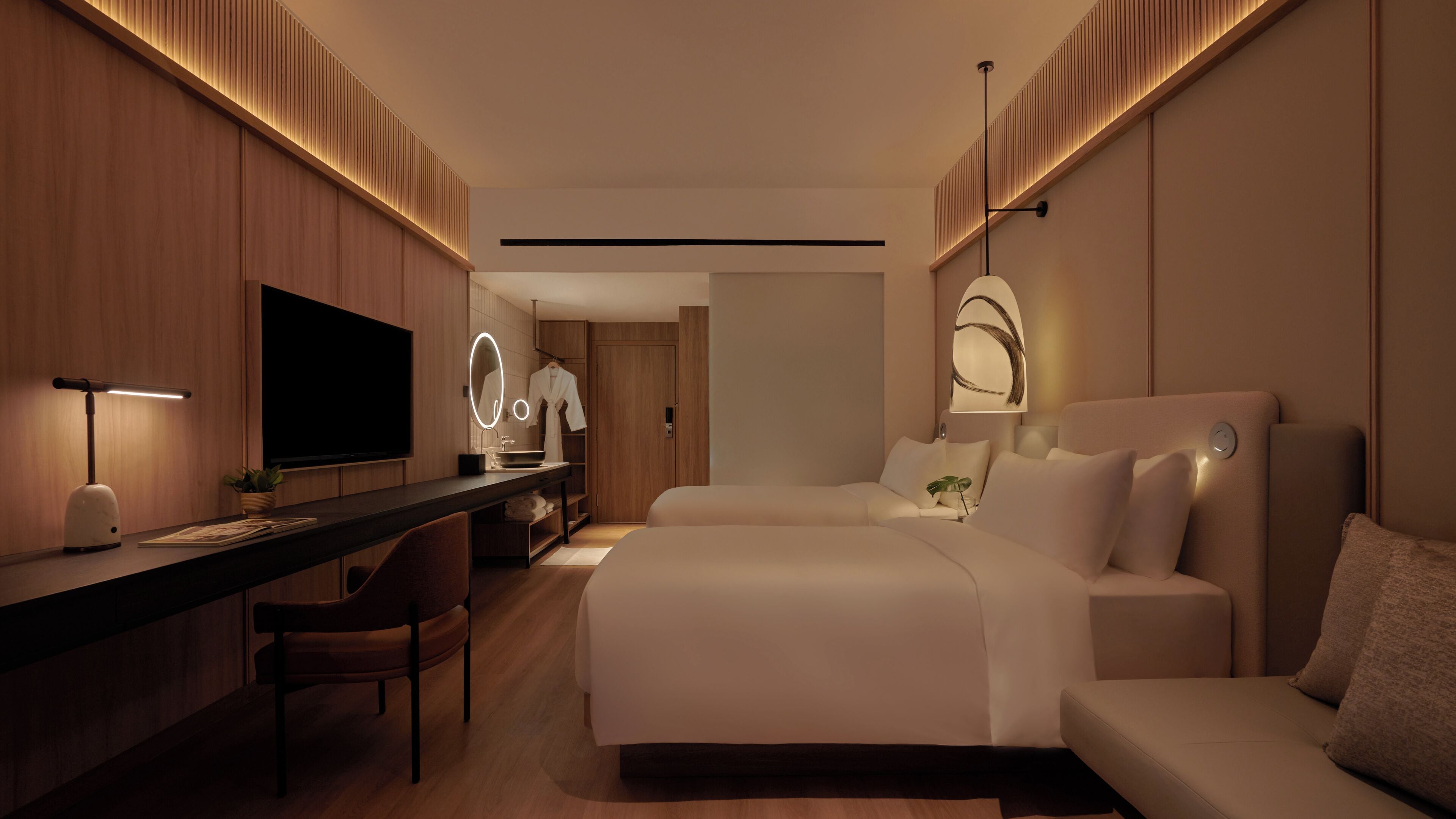 Caja fuerte, decoración individual, mobiliario individual y escritorio