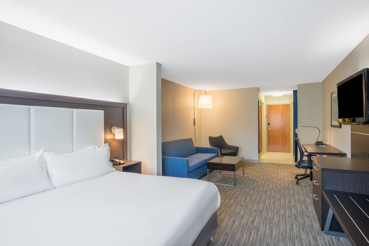 In-room safe, desk, blackout curtains, iron/ironing board