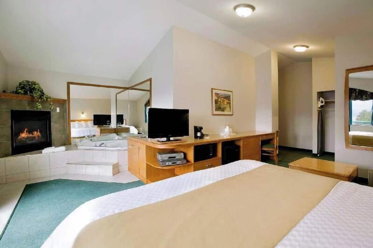 Desk, soundproofing, iron/ironing board, free WiFi