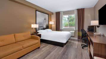 Chambre Affaires, 1 grand lit, non-fumeur | Lit avec matelas à plateau-coussin, bureau