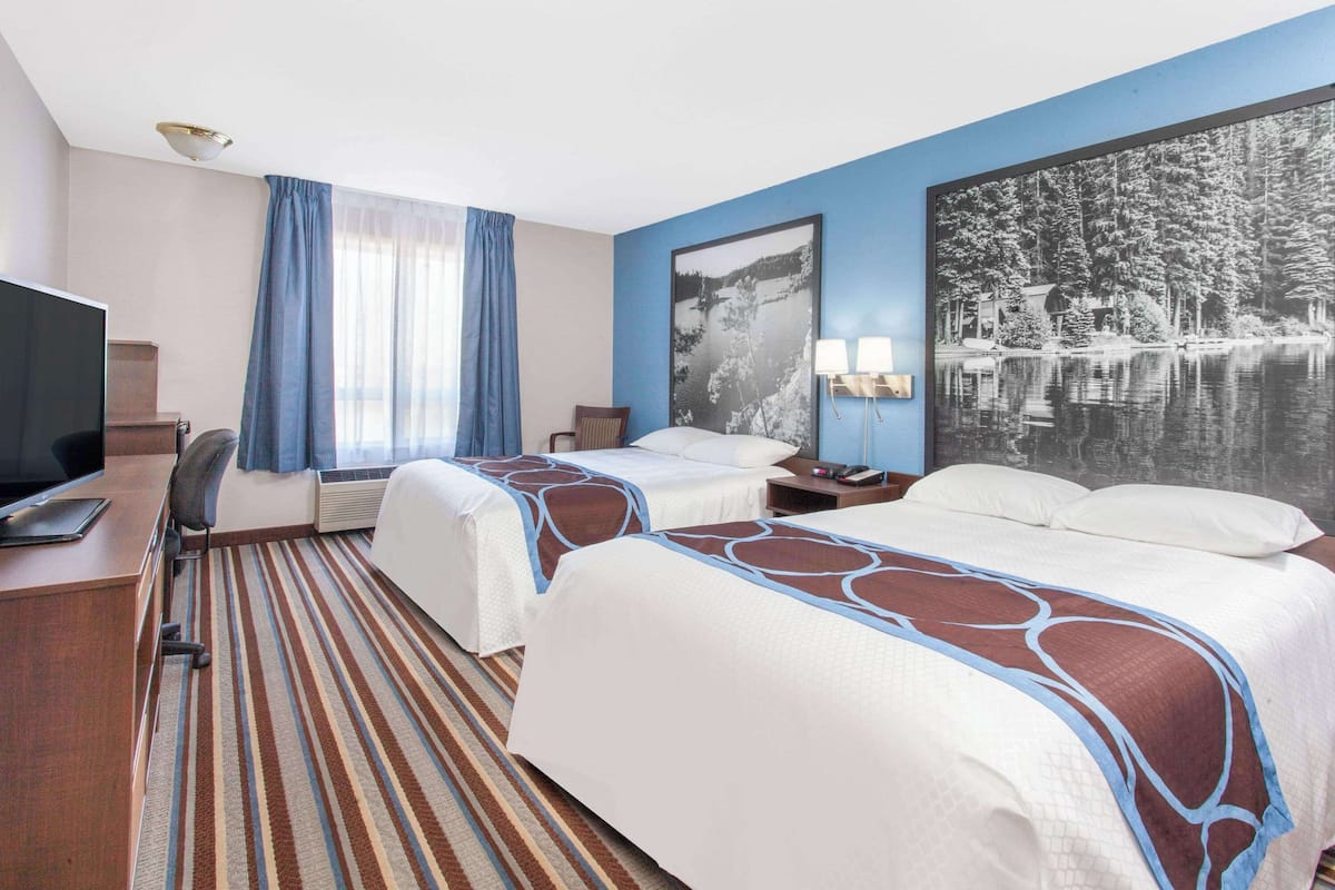 Room, 2 Queen Beds, Non Smoking | Desk, iron/ironing board, free cribs/infant beds, free rollaway beds