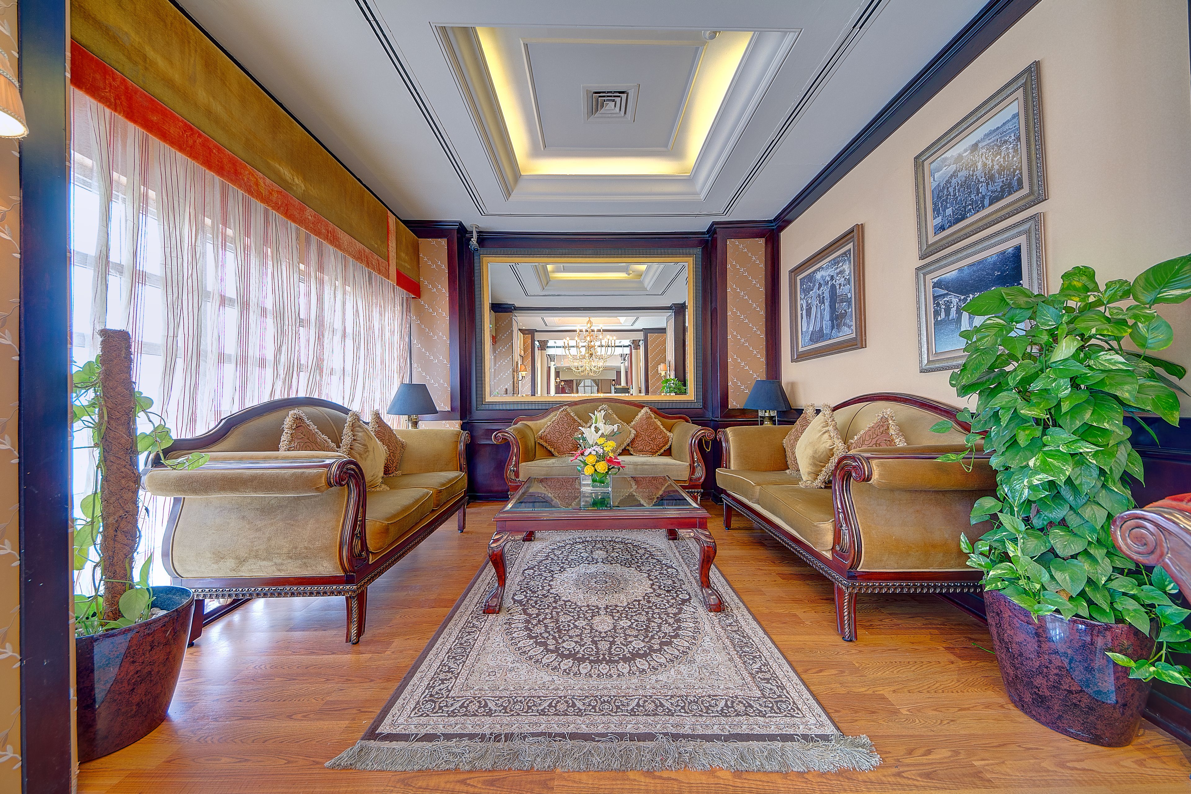 Lobby sitting area