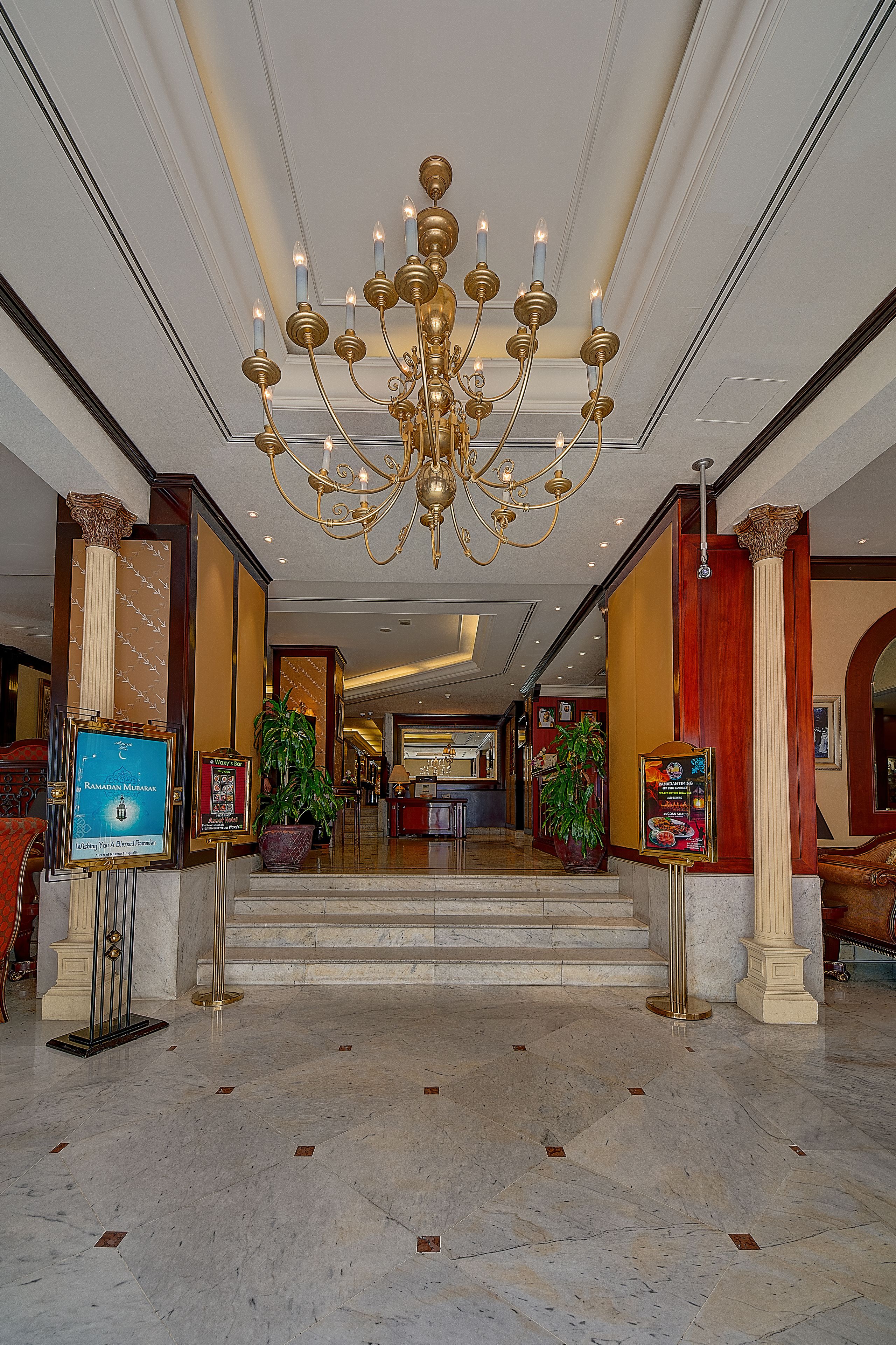 Interior entrance