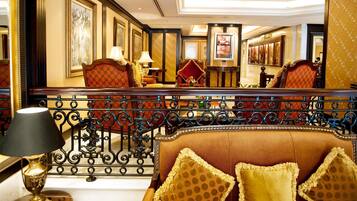 Sittområde i lobbyn