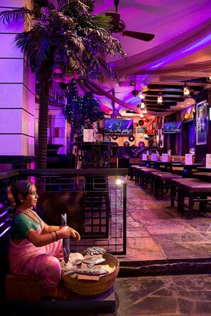 Lunch and dinner served, Pan-Asian cuisine