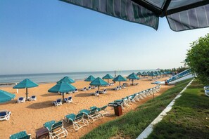 Privatstrand, kostenloser Shuttle zum Strand, Wasserski, Windsurfen