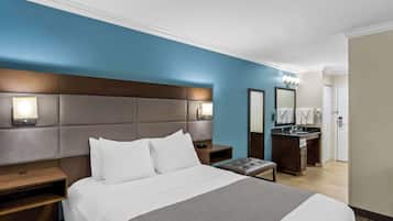 Desk, iron/ironing board, free cribs/infant beds, rollaway beds