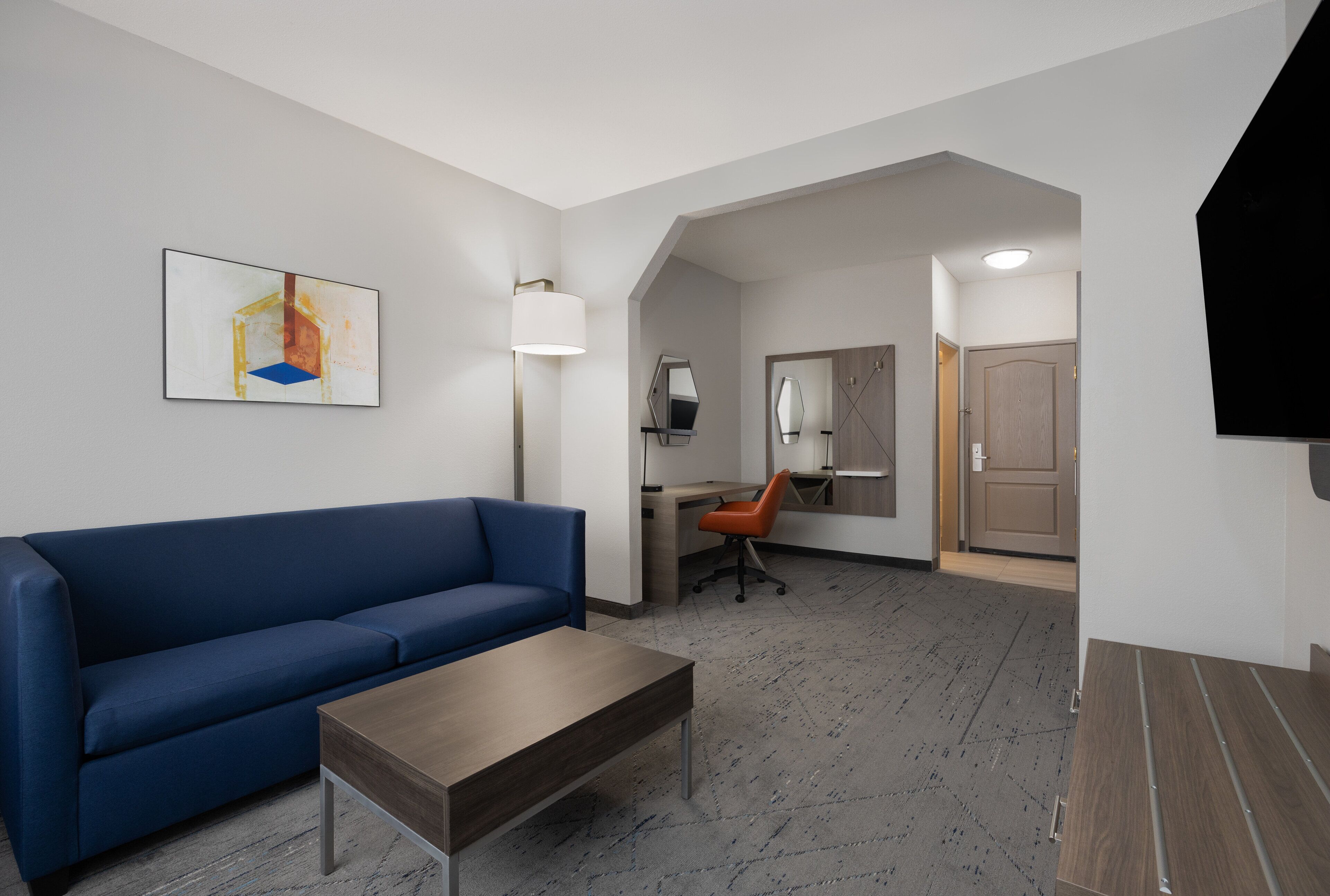 suite, 1 king bed with sofa bed | desk, iron/ironing board, free cots/infant beds, rollaway beds