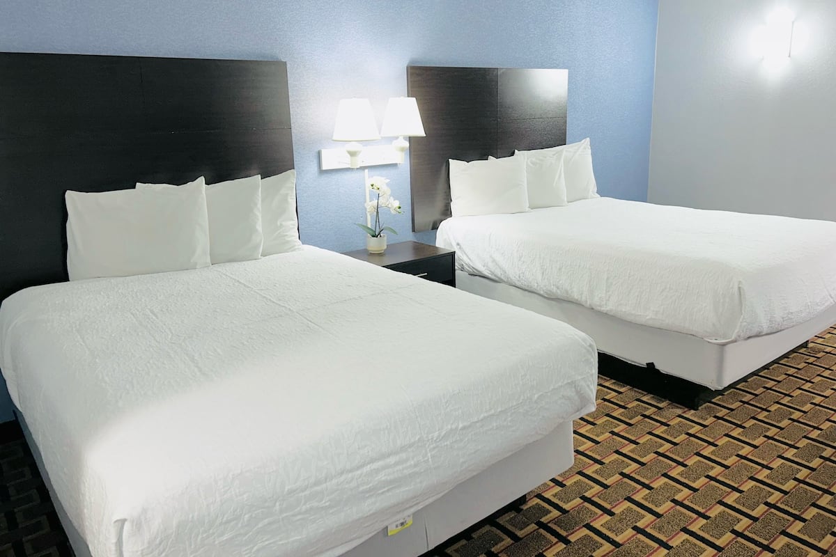 Peralatan tempat tidur premium, gebar bulu kapas, tilam berlapik, meja 