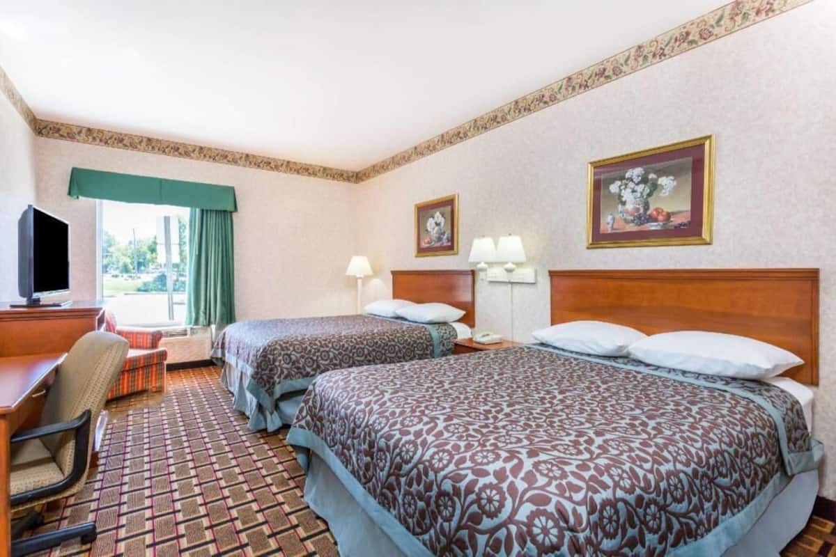 Premium bedding, down comforters, pillowtop beds, desk