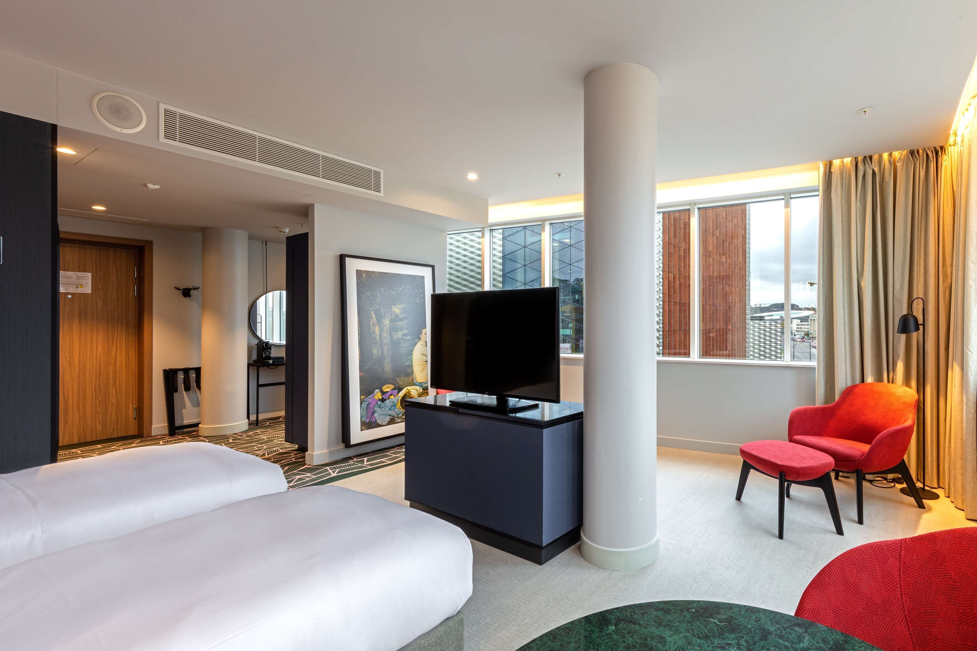 Minibar, in-room safe, desk, blackout curtains