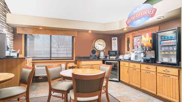 Free buffet breakfast