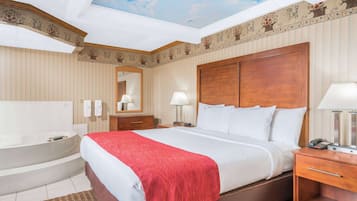 Suite, 1 King Bed, Non Smoking, Jetted Tub | 1 bedroom, premium bedding, pillowtop beds, individually decorated