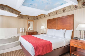 Suite, 1 King Bed, Non Smoking, Jetted Tub | 1 bedroom, premium bedding, pillowtop beds, individually decorated