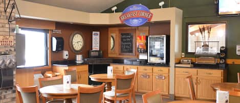 Free buffet breakfast