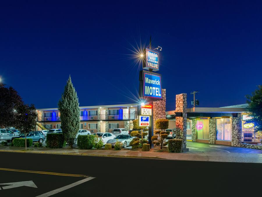 Front of property – evening/night