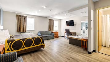 Studio Suite, 1 King Bed, Non Smoking | Desk, iron/ironing board, free cribs/infant beds, rollaway beds