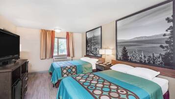 Dobbeltrom, 2 dobbeltsenger | Skrivebord, barnesenger (inkludert), wi-fi (inkludert) og sengetøy