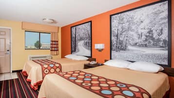 Standard Room, 2 Queen Beds | In-room safe, desk, iron/ironing board, free WiFi