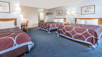 Suite, Multiple Beds, Non Smoking | Desk, iron/ironing board, free WiFi, bed sheets