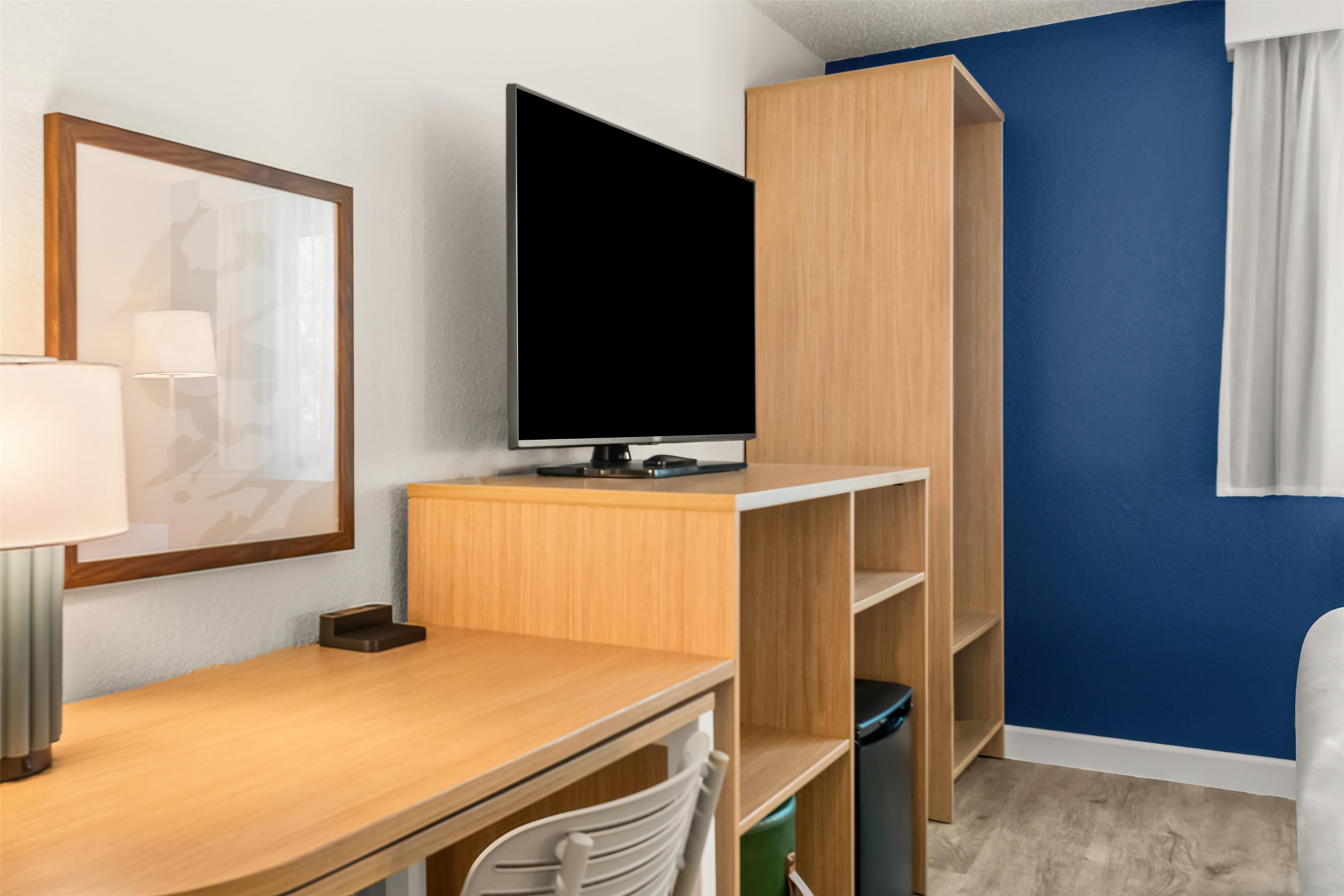 room, 2 queen beds | 1 bedroom, laptop workspace, blackout curtains, iron/ironing board