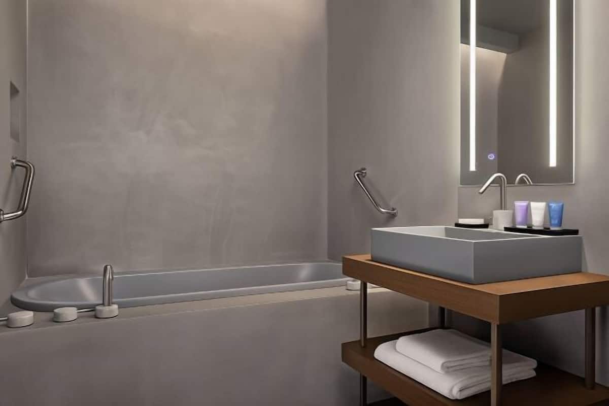 Baño | Artículos de higiene personal gratuitos, secador de pelo y albornoces
