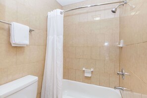 Standard Room, 2 Queen Beds | Desk, blackout curtains, free WiFi, bed sheets