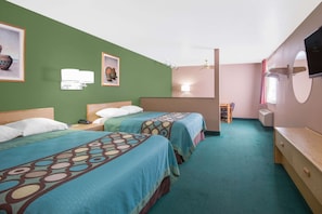 Suite Studio, 2 lits doubles, non-fumeurs | Bureau, rideaux occultants, lits pliants/supplémentaires, Wi-Fi gratuit