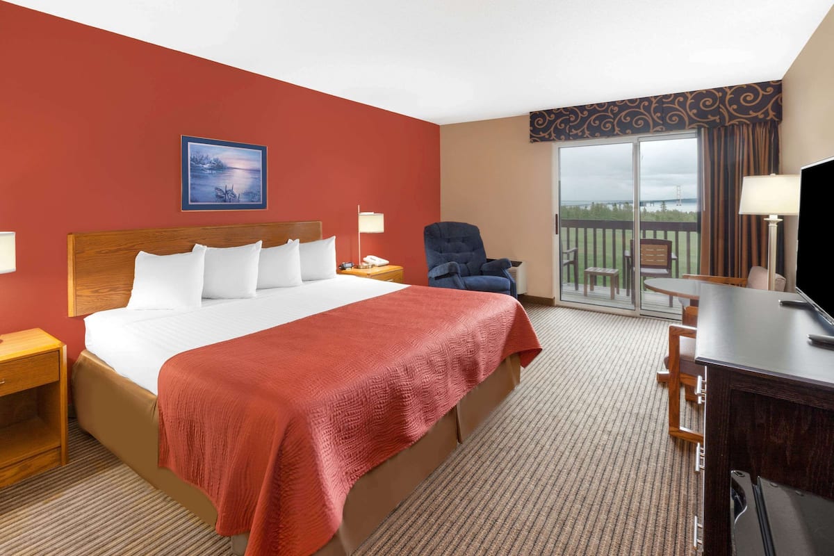 Studio Suite, 1 King Bed, Non Smoking, Lake View | Blackout drapes, free cribs/infant beds, rollaway beds, free WiFi